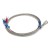 FTARR02 E type 5mm inner diameter cold pressing nose 1m metal screening cable thermocouple temperature sensor