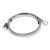 FTARR02 E type 5mm inner diameter cold pressing nose 1m metal screening cable thermocouple temperature sensor