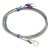 FTARR02 E type 6mm inner diameter cold pressing nose 1m metal screening cable thermocouple temperature sensor