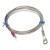 FTARR02 E type 6mm inner diameter cold pressing nose 2m metal screening cable thermocouple temperature sensor