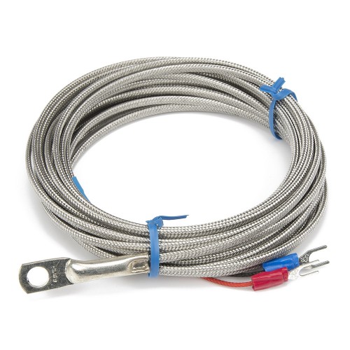 FTARR02 E type 6mm inner diameter cold pressing nose 5m metal screening cable thermocouple temperature sensor