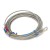 FTARR02 J type 6mm inner diameter cold pressing nose 4m metal screening cable thermocouple temperature sensor