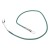 FTARR02 K type 5mm inner diameter cold pressing nose 0.5m silica gel cable cable thermocouple temperature sensor