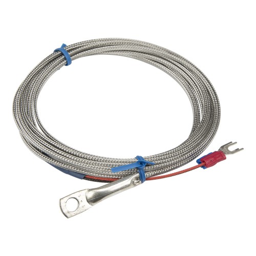 FTARR02 K type 6mm inner diameter cold pressing nose 3m metal screening cable thermocouple temperature sensor