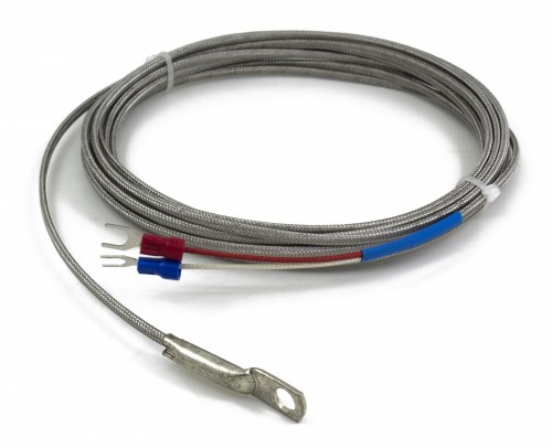 FTARR02 K type 6mm inner diameter cold pressing nose 4m metal screening cable thermocouple temperature sensor