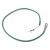 FTARR02 K type 6mm inner diameter cold pressing nose 0.5m silica gel cable cable thermocouple temperature sensor
