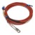 FTARR02 PT100 type 5mm inner diameter cold pressing nose 2m Silica gel cable RTD temperature sensor