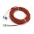 FTARR02 PT100 type 6mm inner diameter cold pressing nose 10m metal screening cable RTD temperature sensor