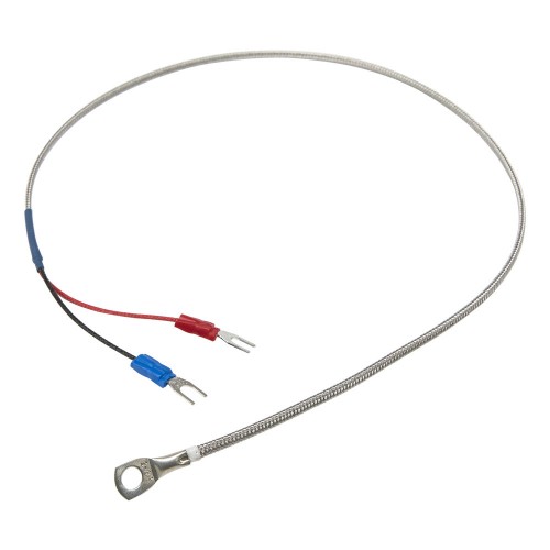 FTARR03 K type 5mm diameter hole ring 0.5m metal screening cable 3D printer ungrounded thermocouple temperature sensor