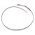 FTARR03 K type 5mm diameter hole ring 0.5m metal screening cable 3D printer ungrounded thermocouple temperature sensor