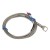 FTARR03 K type 600℃ max 10mm diameter hole ring 3m metal screening cable with spring 3D printer ungrounded thermocouple temperature sensor