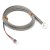 FTARR03 K type 600℃ max 10mm diameter hole ring 3m metal screening cable with spring 3D printer ungrounded thermocouple temperature sensor