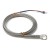FTARR03 K type 600℃ max 10mm diameter hole ring 3m metal screening cable with spring 3D printer ungrounded thermocouple temperature sensor