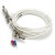 FTARS01 E type bayonet M12 compression spring 32mm sleeve length 3m fibreglass braided cabel thermocouple temperature sensor