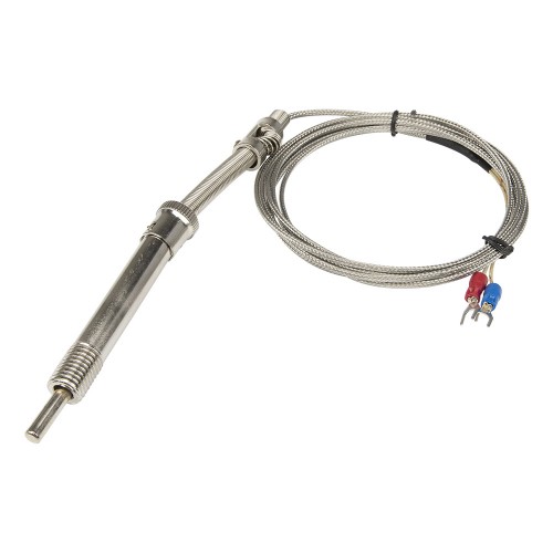 FTARS01 K type bayonet M12 compression spring 70mm sleeve length 2m metal screening cabel thermocouple
