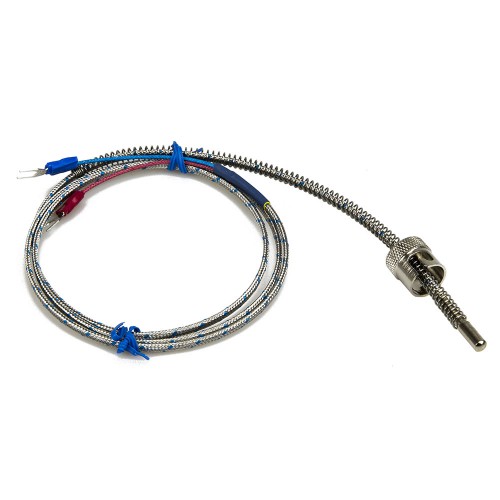 FTARS02 J type 12mm inner diameter adjustable bayonet cap 1m high density strand wire metal screening cable thermocouple temperature sensor