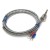 FTARS02 J type 12mm inner diameter adjustable bayonet cap 2m high density strand wire metal screening cable thermocouple temperature sensor