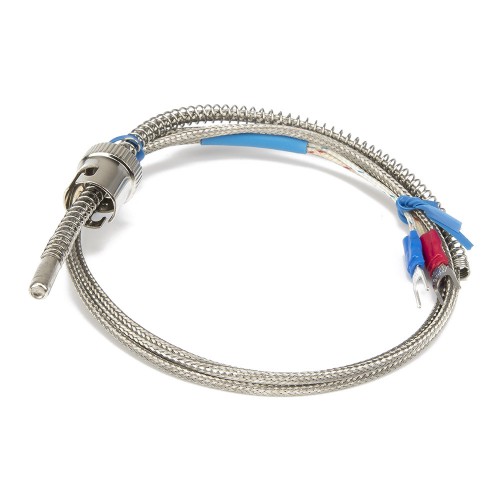 FTARS02 J type 11.5mm inner diameter adjustable bayonet cap 1m metal screening cable thermocouple temperature sensor