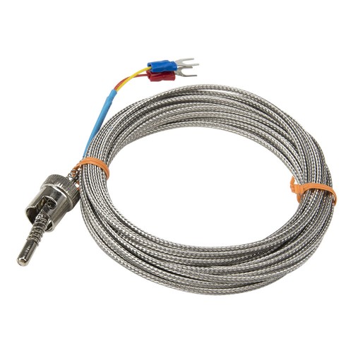 FTARS02 J type 11.5mm inner diameter adjustable bayonet cap 5m metal screening cable thermocouple temperature sensor