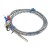 FTARS02 K type 12mm inner diameter adjustable bayonet cap 2m high density strand wire metal screening cable thermocouple temperature sensor