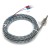 FTARS02 K type 12mm inner diameter adjustable bayonet cap 5m high density strand wire metal screening cable thermocouple temperature sensor