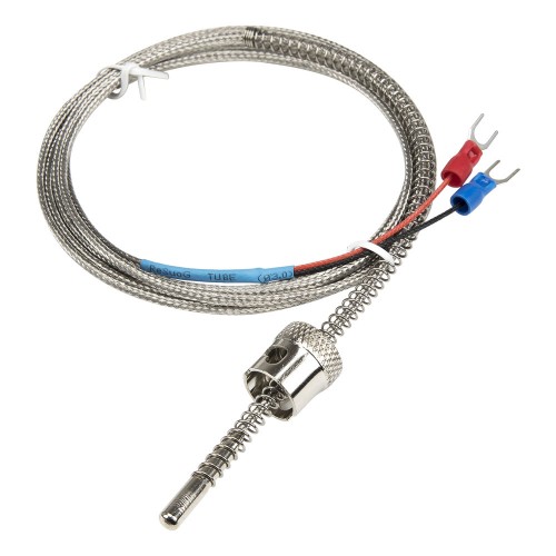 FTARS02 K type 11.5mm inner diameter adjustable bayonet cap 2m metal screening cable thermocouple temperature sensor