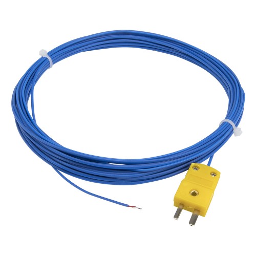 FTARW02 K type wire head 10m PTEE cable plug connection thermocouple temperature sensor