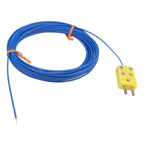 FTARW02 K type wire head 10m PTEE cable plug connection thermocouple temperature sensor