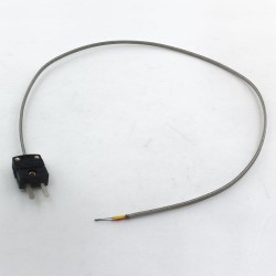 FTARW03 J type 0.5m high temperature resistance metal screening cable wire head plug connection thermocouple temperature sensor
