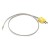 FTARW03 K type 0.5m high temperature resistance metal screening cable wire head plug connection thermocouple temperature sensor