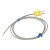 FTARW03 K type 1m high temperature resistance metal screening cable wire head plug connection thermocouple temperature sensor