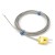 FTARW03 K type 2m high temperature resistance metal screening cable wire head plug connection thermocouple temperature sensor