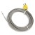 FTARW03 K type 5m high temperature resistance metal screening cable wire head plug connection thermocouple temperature sensor