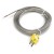 FTARW03 K type 5m high temperature resistance metal screening cable wire head plug connection thermocouple temperature sensor