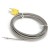 FTARW03 K type 5m high temperature resistance metal screening cable wire head plug connection thermocouple temperature sensor