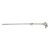 WRN-230 K type 201 stainless steel M27x2 screw thread 550mm total 400mm insert probe length box connection thermocouple temperature sensor