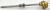 WRN-230 K type 2520 stainless steel M27x2 screw thread 350mm total 200mm insert probe length box connection thermocouple temperature sensor