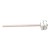 WRP-100 S type 0.2mm sensor wire diameter 135mm probe platinum and rhodium thermocouple temperature sensor