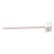 WRP-100 150mm probe 0.2mm wire diameter R type platinum and rhodium thermocouple temperature sensor