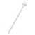 WRP-100 250mm probe 0.2mm wire diameter R type platinum and rhodium thermocouple temperature sensor