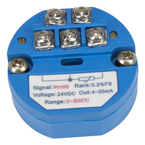 FTT01-C20 PT100 input 4-20mA output 0-500℃ temperature transmitter