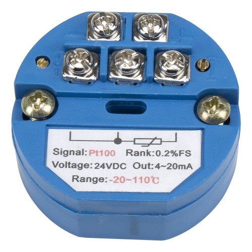 FTT01-C20 PT100 input 4-20mA output -20-110℃ temperature transmitter