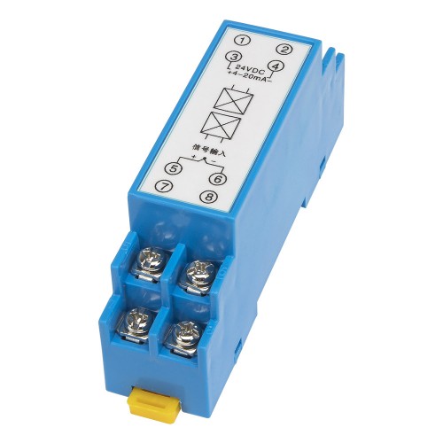 FTT03 K input 4-20mA output 0-500℃ isolated type din rail temperature transmitter module