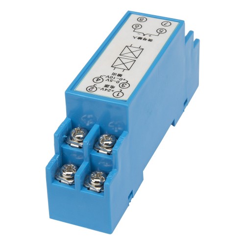 FTT03 K input 0-10V output 0-600℃ din rail temperature transmitter module