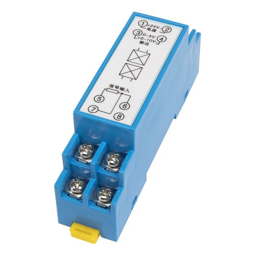 FTT03 PT100 input 0-10V output 0-150℃ din rail temperature transmitter module