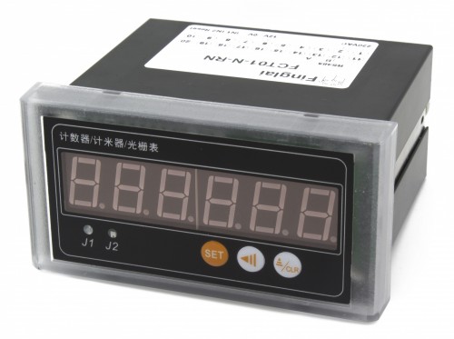 FCT01 AC/DC 85-265V contact level pluse NPN sensor input RS485 output digital counter meter counter raster meter