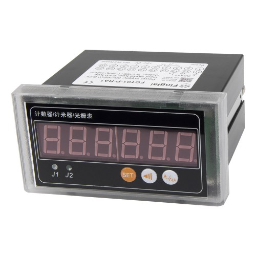 FCT01 AC/DC 85-265V contact level pluse PNP sensor input RS485 1 relay output digital counter meter counter raster meter