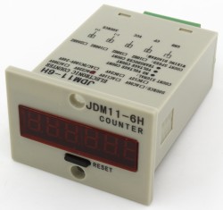 JDM11-6H AC 220V 4 pin 6-36VDC NPN sensor input digital electronic production counter