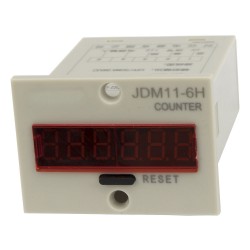 JDM11-6H AC 220V 4 pin 6-36VDC PNP sensor input digital electronic production counter