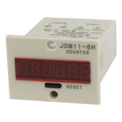 JDM11-6H AC 220V 4 pin 220V voltage level input digital electronic production counter